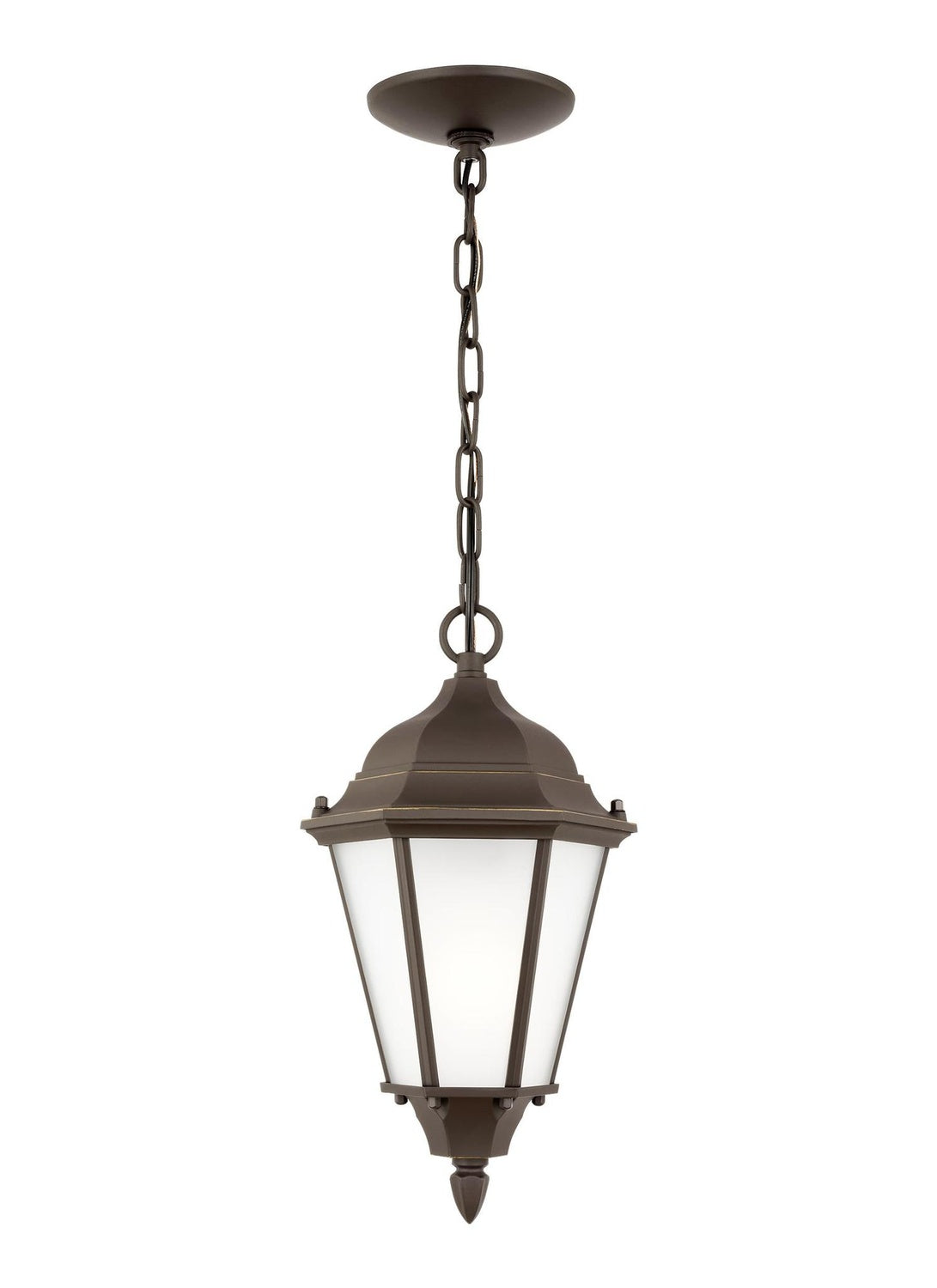 GENERATION LIGHTING, BAKERSVILLE ONE LIGHT OUTDOOR PENDANT, OUTDOOR CEILING LIGHTS