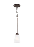 GENERATION LIGHTING, KERRVILLE ONE LIGHT MINI-PENDANT, PENDANT LIGHT