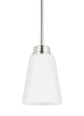 GENERATION LIGHTING, KERRVILLE ONE LIGHT MINI-PENDANT, PENDANT LIGHT