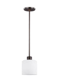 GENERATION LIGHTING, CANFIELD ONE LIGHT MINI-PENDANT, PENDANT LIGHT