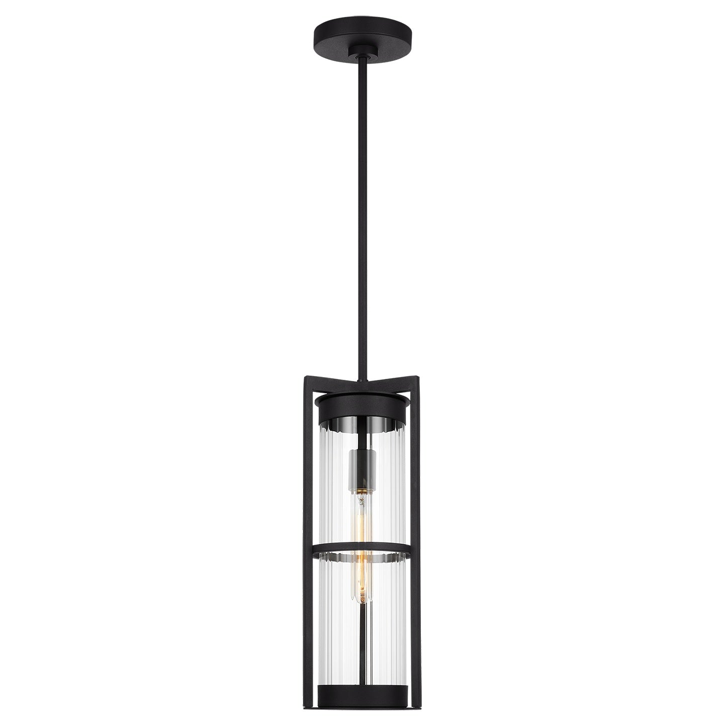 VISUAL COMFORT STUDIO, ALCONA ONE LIGHT OUTDOOR PENDANT LANTERN, OUTDOOR CEILING LIGHTS