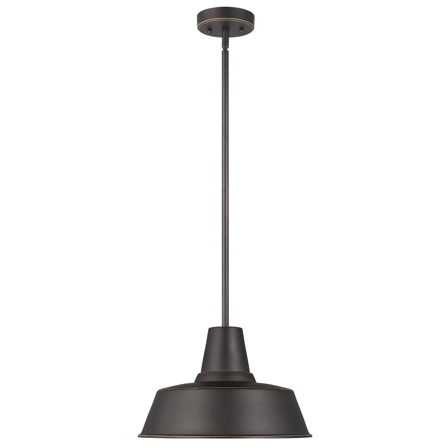 VISUAL COMFORT & CO., BARN LIGHT ONE LIGHT OUTDOOR PENDANT, OUTDOOR CEILING LIGHTS
