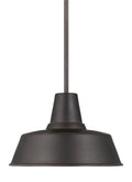VISUAL COMFORT STUDIO, BARN LIGHT ONE LIGHT OUTDOOR PENDANT, OUTDOOR CEILING LIGHTS