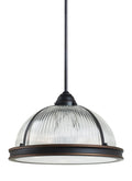GENERATION LIGHTING, PRATT STREET PRISMATIC THREE LIGHT PENDANT, PENDANT LIGHT