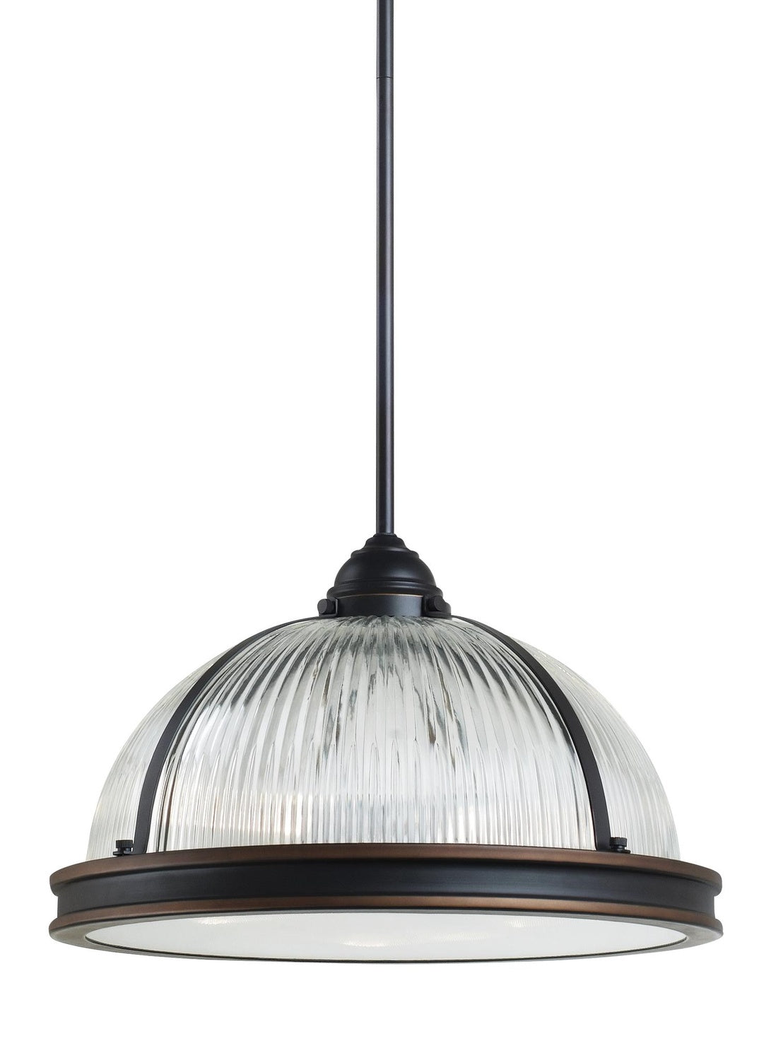 GENERATION LIGHTING, PRATT STREET PRISMATIC THREE LIGHT PENDANT, PENDANT LIGHT