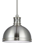 GENERATION LIGHTING, PRATT STREET METAL ONE LIGHT PENDANT, PENDANT LIGHT
