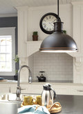 GENERATION LIGHTING, PRATT STREET METAL THREE LIGHT PENDANT, PENDANT LIGHT