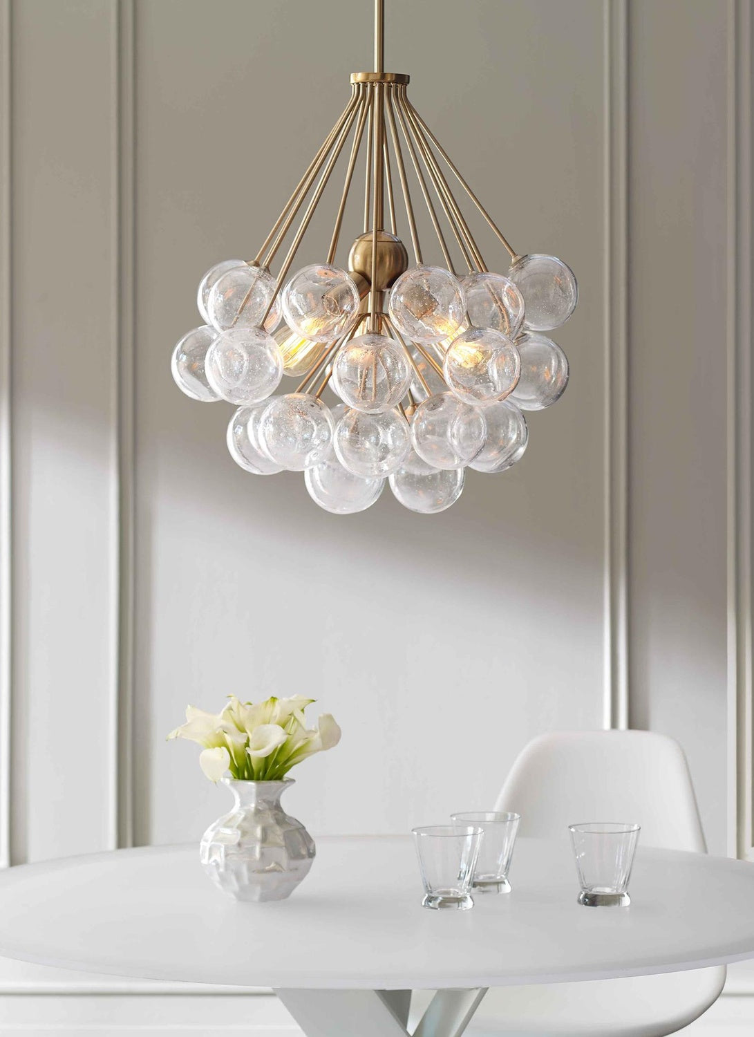VISUAL COMFORT & CO., BRONZEVILLE THREE LIGHT PENDANT, PENDANT LIGHT