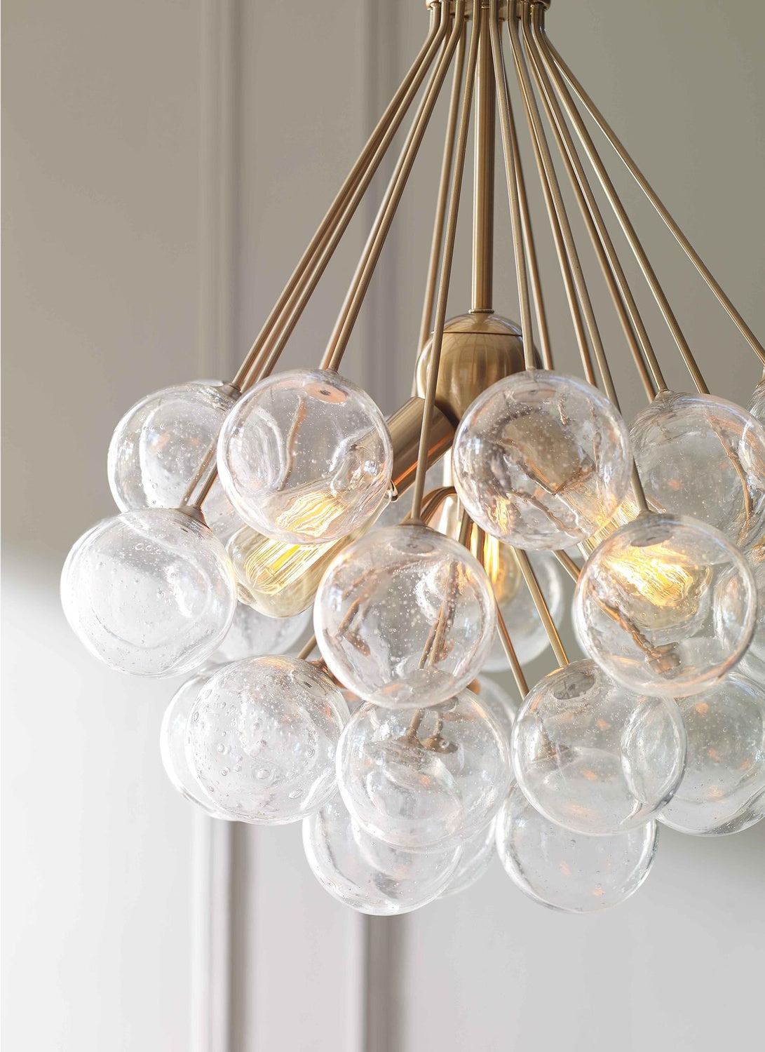 VISUAL COMFORT & CO., BRONZEVILLE THREE LIGHT PENDANT, PENDANT LIGHT