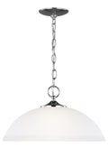 GENERATION LIGHTING, GEARY ONE LIGHT PENDANT, PENDANT LIGHT