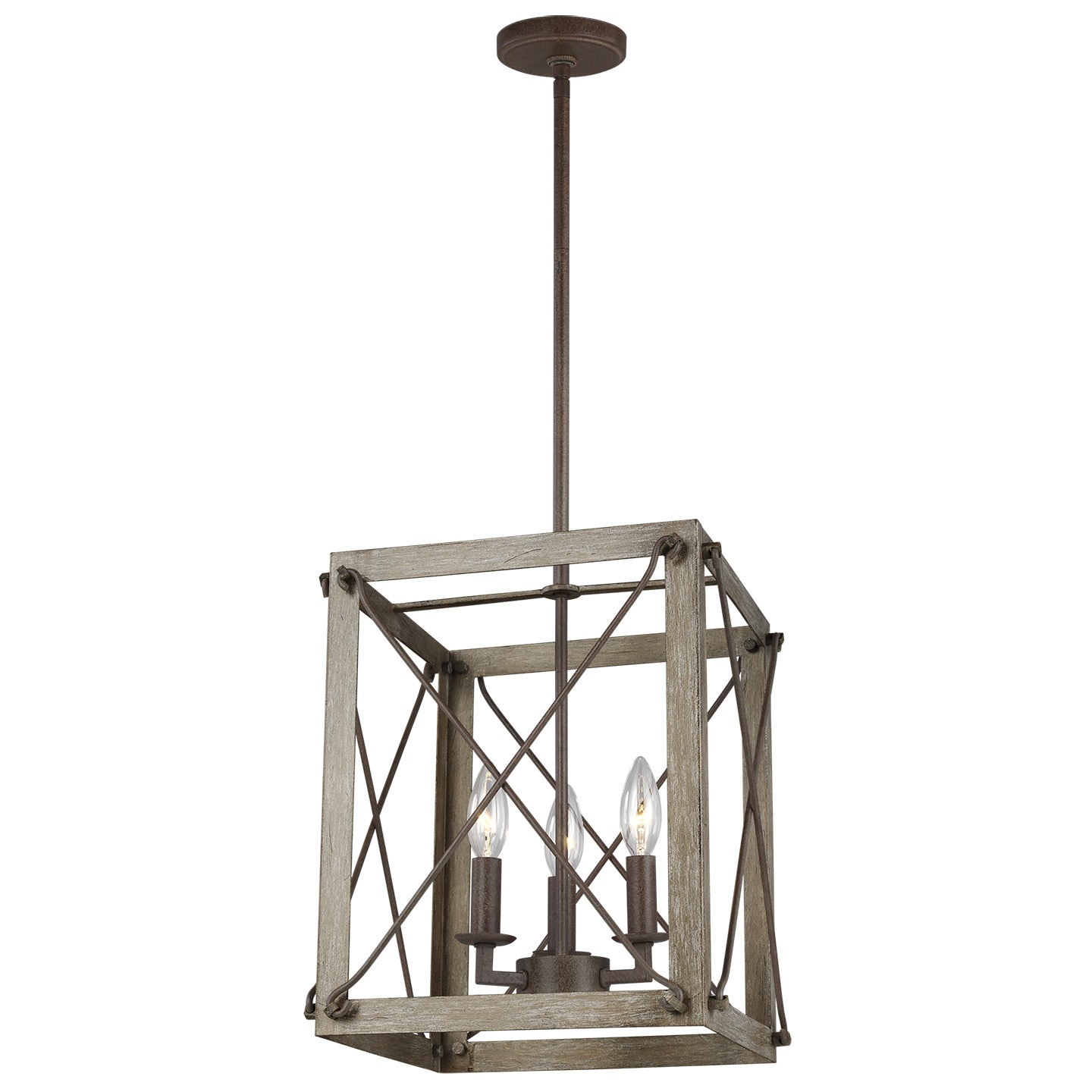 VISUAL COMFORT & CO., THORNWOOD THREE LIGHT HALL / FOYER, PENDANT LIGHT