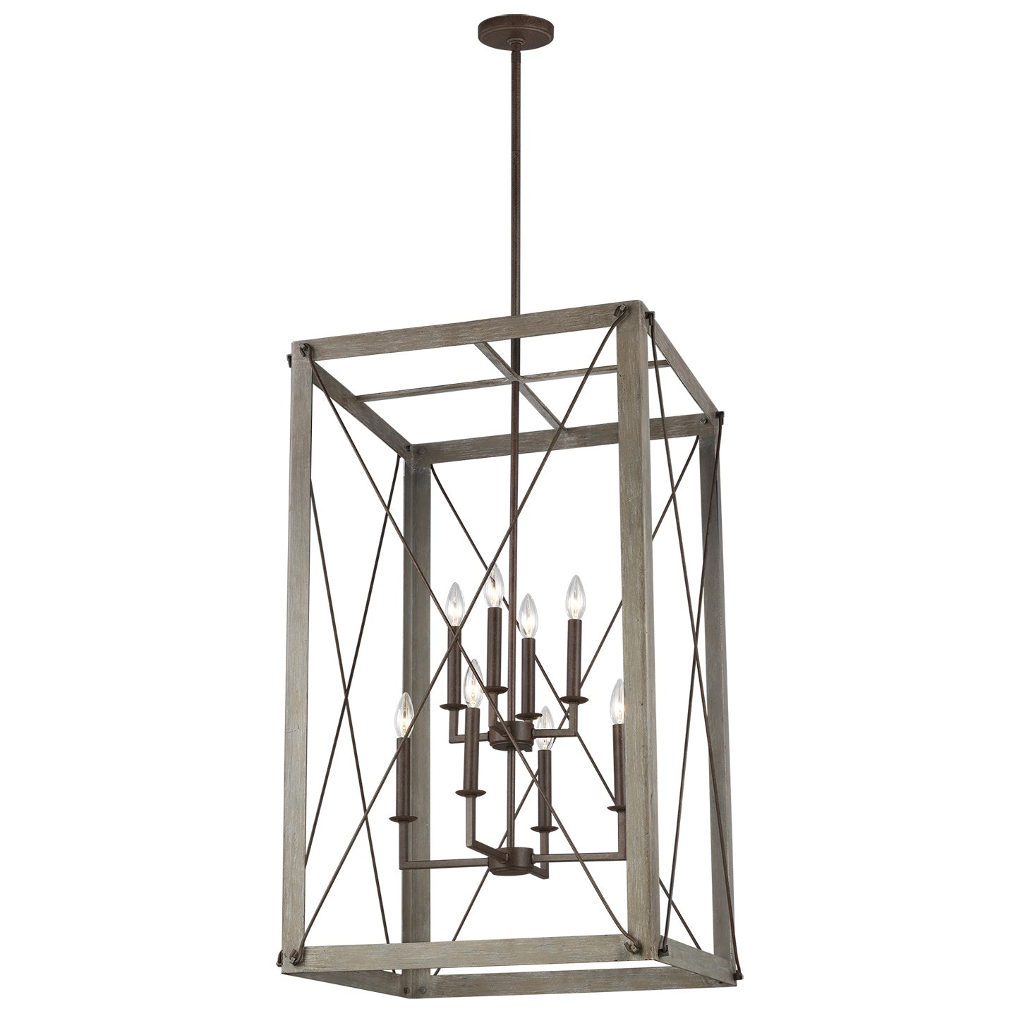 VISUAL COMFORT & CO., THORNWOOD EIGHT LIGHT HALL / FOYER, PENDANT LIGHT