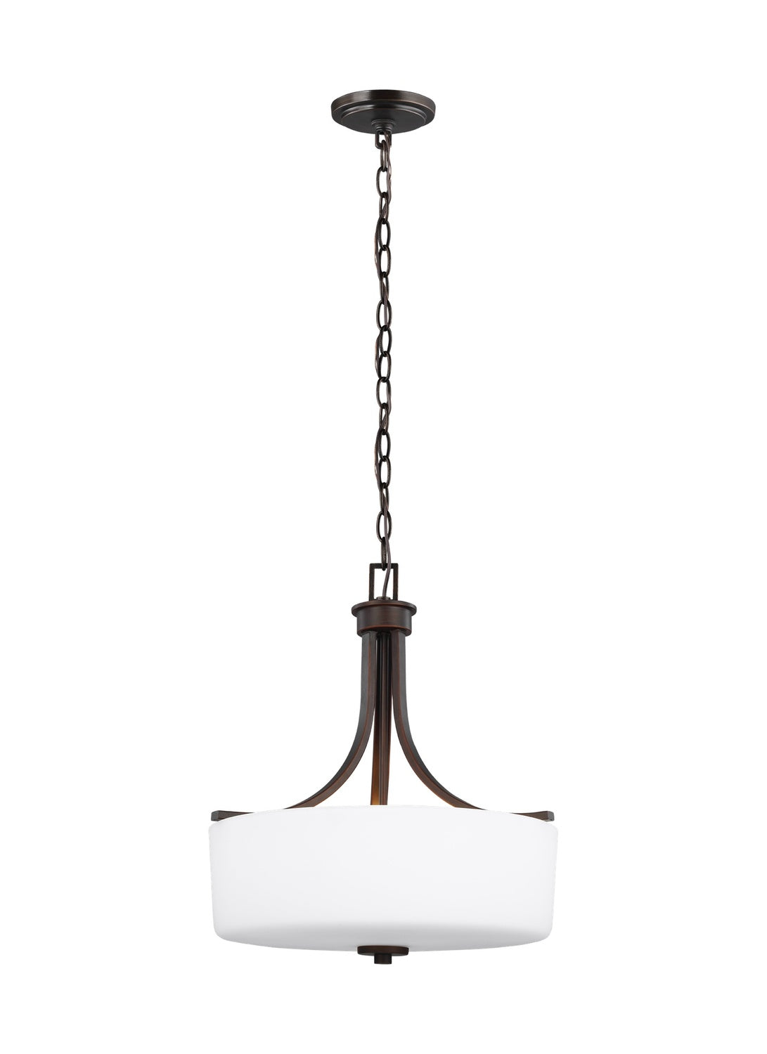 GENERATION LIGHTING, CANFIELD THREE LIGHT PENDANT, PENDANT LIGHT