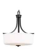 GENERATION LIGHTING, KEMAL THREE LIGHT PENDANT, PENDANT LIGHT
