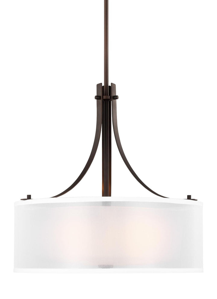 GENERATION LIGHTING, ELMWOOD PARK THREE LIGHT PENDANT, PENDANT LIGHT