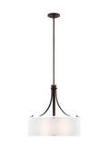 GENERATION LIGHTING, ELMWOOD PARK THREE LIGHT PENDANT, PENDANT LIGHT
