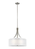 GENERATION LIGHTING, ELMWOOD PARK THREE LIGHT PENDANT, PENDANT LIGHT