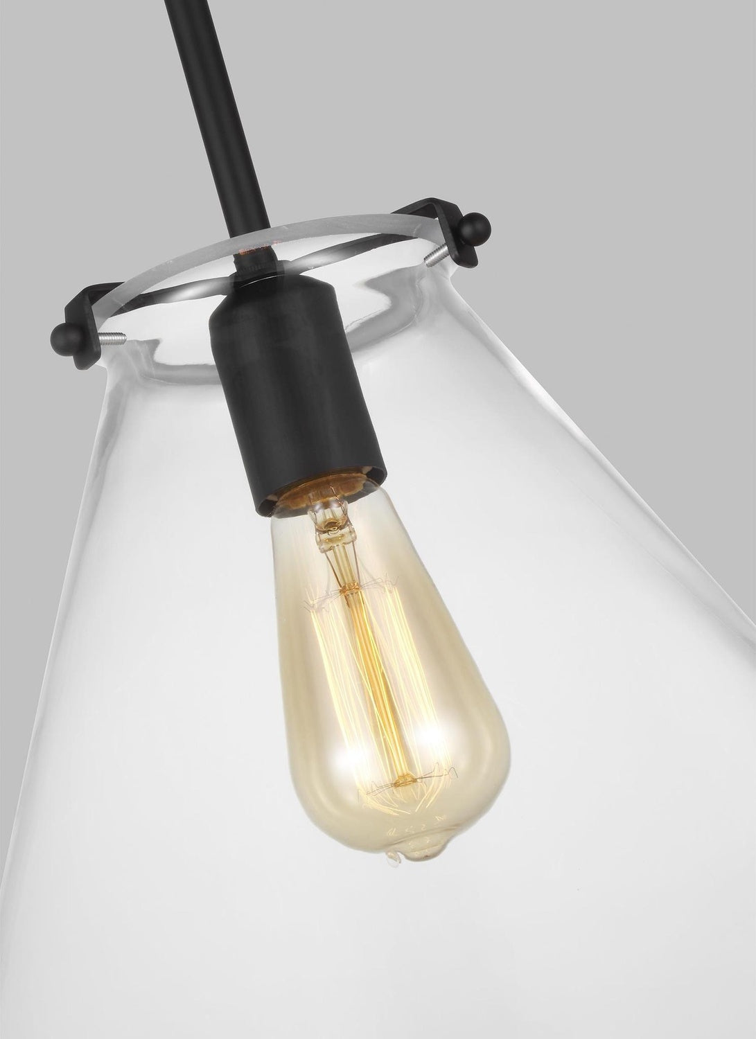 VISUAL COMFORT & CO., KATE ONE LIGHT CONE PENDANT, PENDANT LIGHT