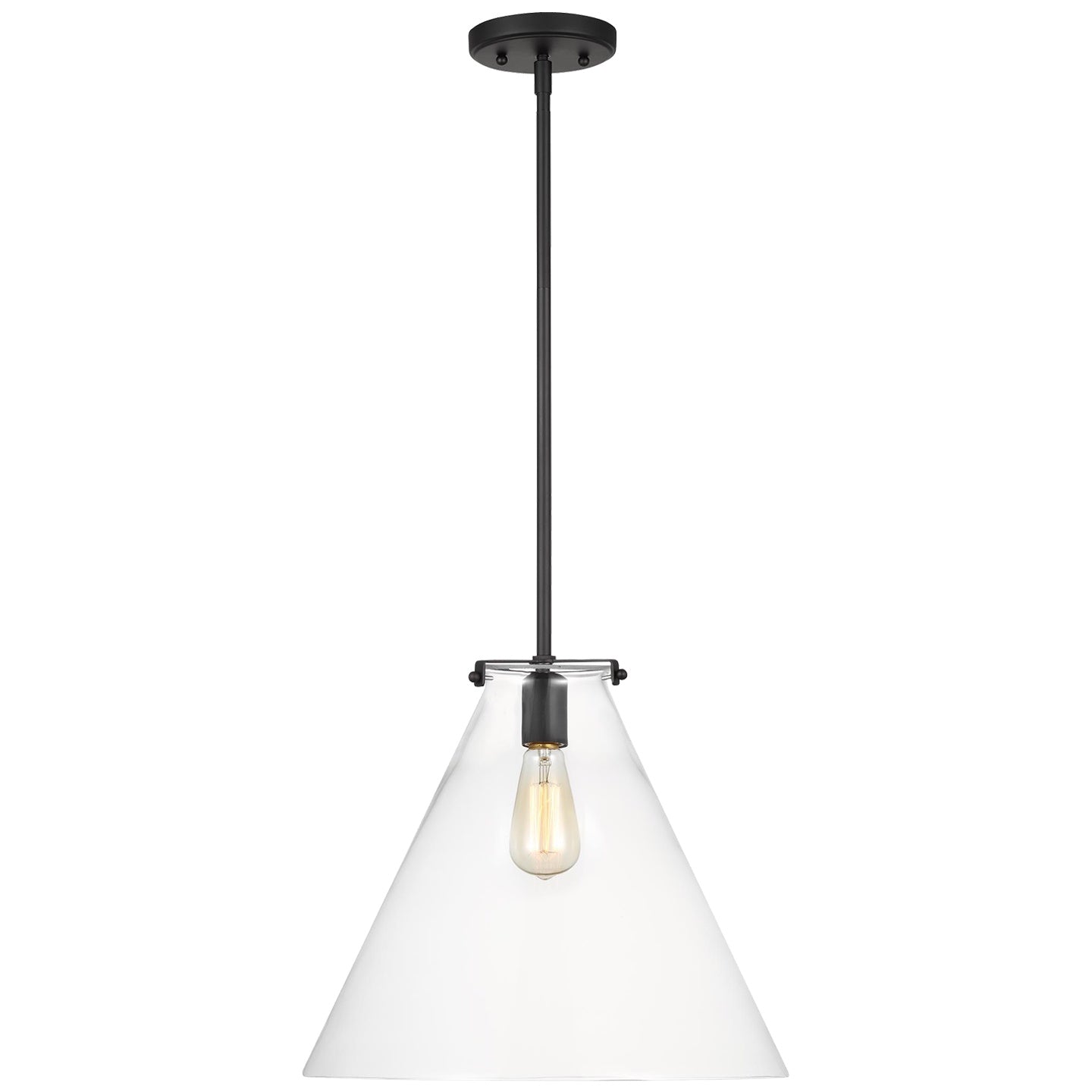 VISUAL COMFORT & CO., KATE ONE LIGHT CONE PENDANT, PENDANT LIGHT