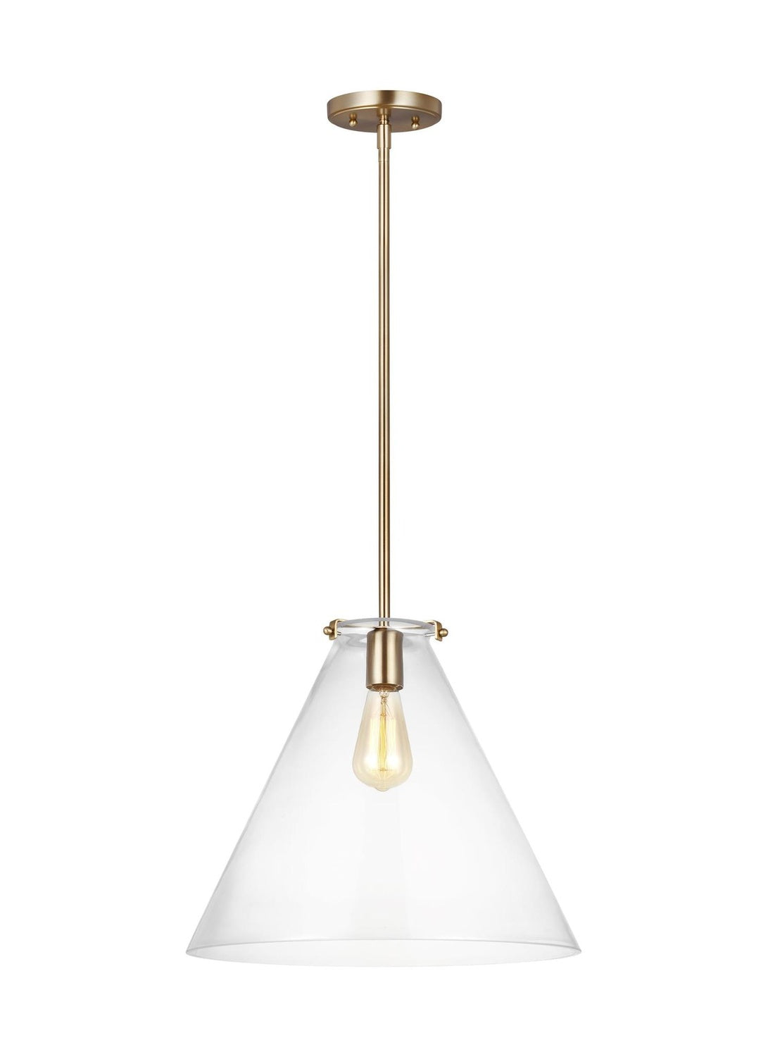 VISUAL COMFORT & CO., KATE ONE LIGHT CONE PENDANT, PENDANT LIGHT