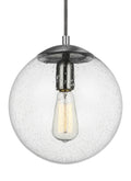 VISUAL COMFORT & CO., LEO - HANGING GLOBE ONE LIGHT PENDANT, PENDANT LIGHT