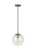 VISUAL COMFORT STUDIO, LEO - HANGING GLOBE ONE LIGHT PENDANT, PENDANT LIGHT