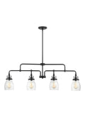 GENERATION LIGHTING, BELTON FOUR LIGHT ISLAND PENDANT, CHANDELIER LIGHT