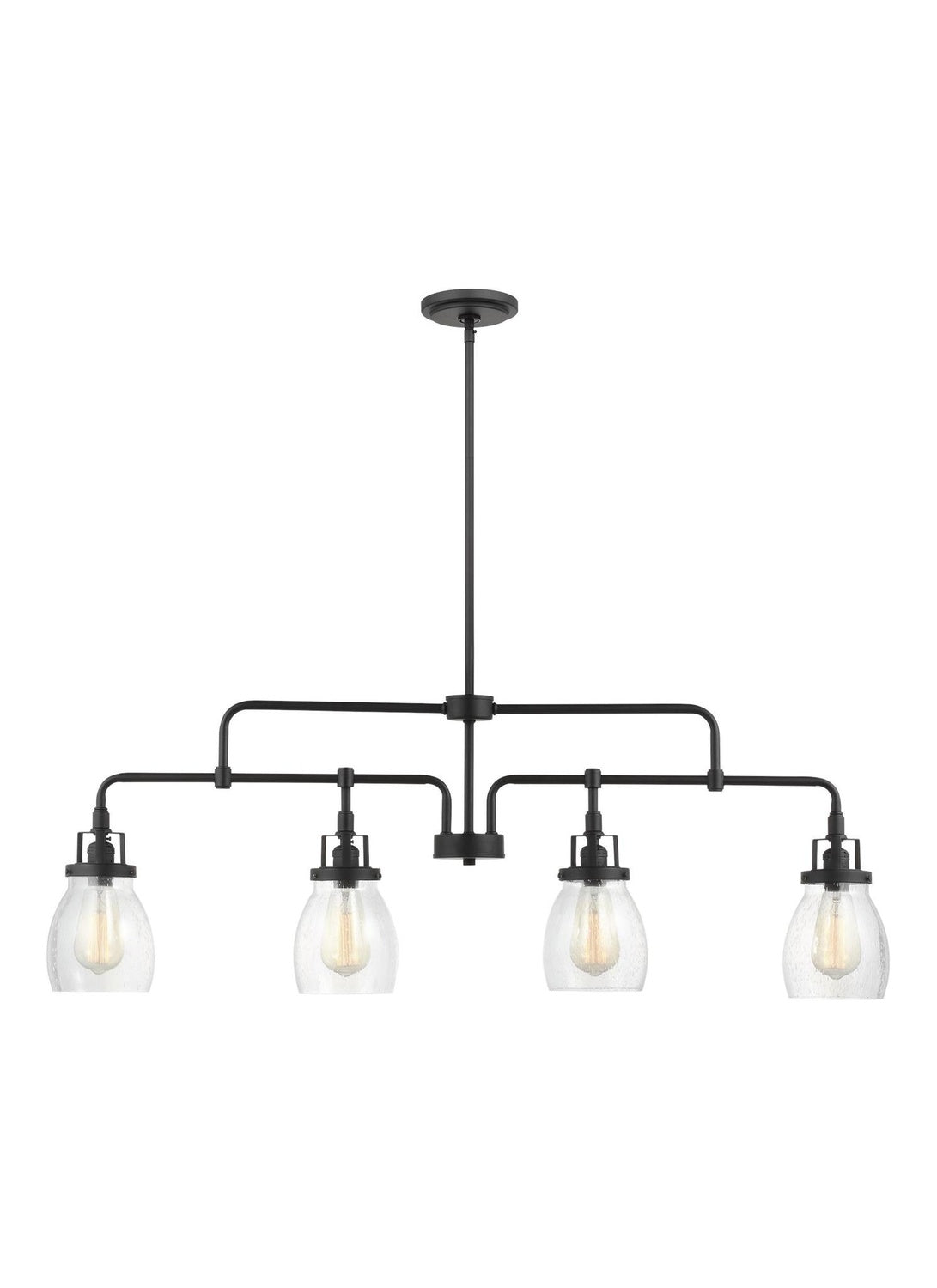 GENERATION LIGHTING, BELTON FOUR LIGHT ISLAND PENDANT, CHANDELIER LIGHT