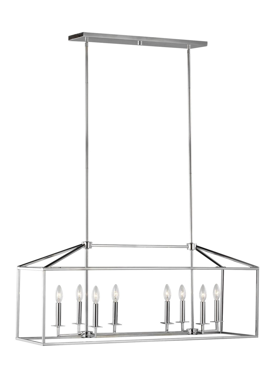 GENERATION LIGHTING, PERRYTON EIGHT LIGHT ISLAND PENDANT, CHANDELIER LIGHT