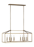 GENERATION LIGHTING, PERRYTON EIGHT LIGHT ISLAND PENDANT, CHANDELIER LIGHT