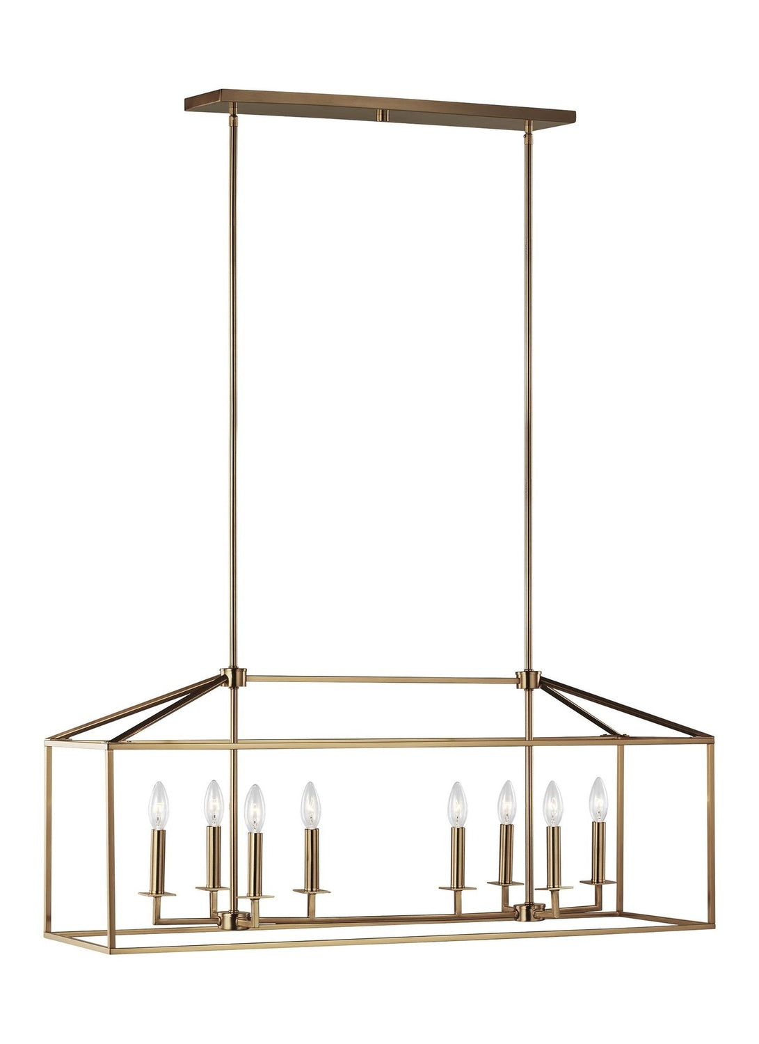 GENERATION LIGHTING, PERRYTON EIGHT LIGHT ISLAND PENDANT, CHANDELIER LIGHT