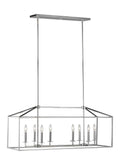 GENERATION LIGHTING, PERRYTON EIGHT LIGHT ISLAND PENDANT, CHANDELIER LIGHT