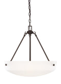 GENERATION LIGHTING, KERRVILLE THREE LIGHT PENDANT, PENDANT LIGHT