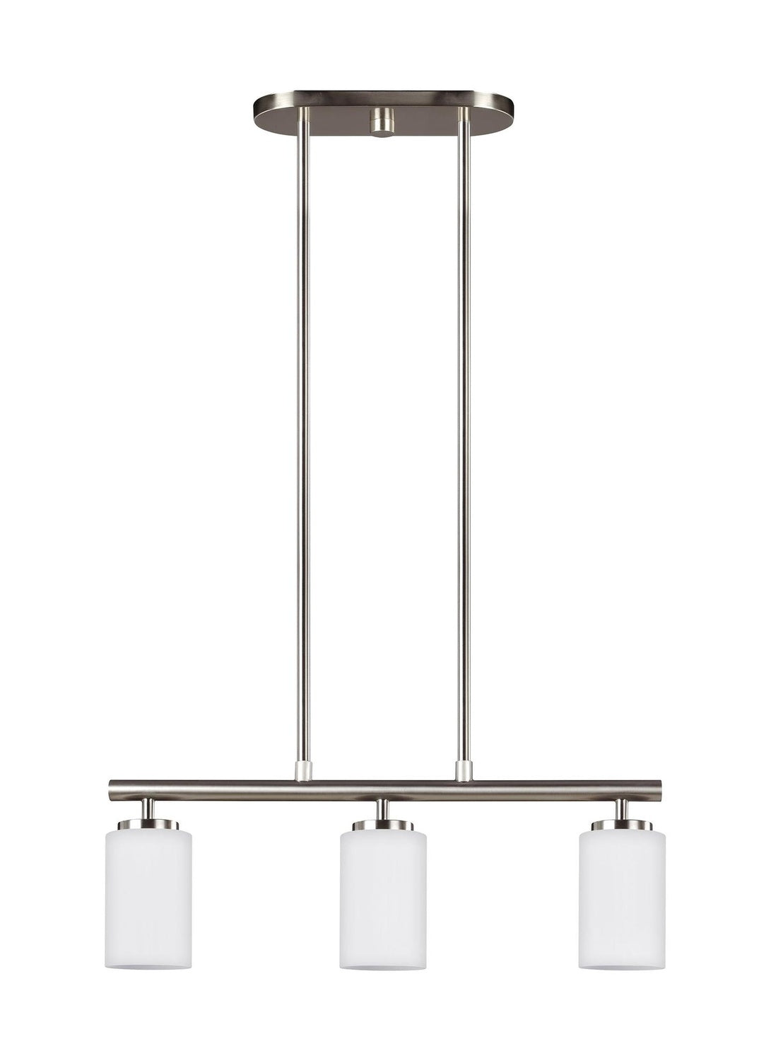 GENERATION LIGHTING, OSLO THREE LIGHT ISLAND PENDANT, CHANDELIER LIGHT