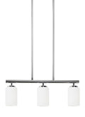 GENERATION LIGHTING, OSLO THREE LIGHT ISLAND PENDANT, CHANDELIER LIGHT