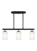 GENERATION LIGHTING, OSLO THREE LIGHT ISLAND PENDANT, CHANDELIER LIGHT