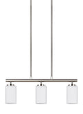 GENERATION LIGHTING, OSLO THREE LIGHT ISLAND PENDANT, CHANDELIER LIGHT
