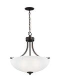 GENERATION LIGHTING, GEARY THREE LIGHT PENDANT, PENDANT LIGHT
