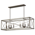 VISUAL COMFORT & CO., THORNWOOD EIGHT LIGHT ISLAND PENDANT, CHANDELIER LIGHT