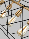 VISUAL COMFORT & CO., ZARRA FIVE LIGHT LINEAR, CHANDELIER LIGHT