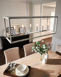 GENERATION LIGHTING, MOFFET STREET SIX LIGHT ISLAND PENDANT, CHANDELIER LIGHT