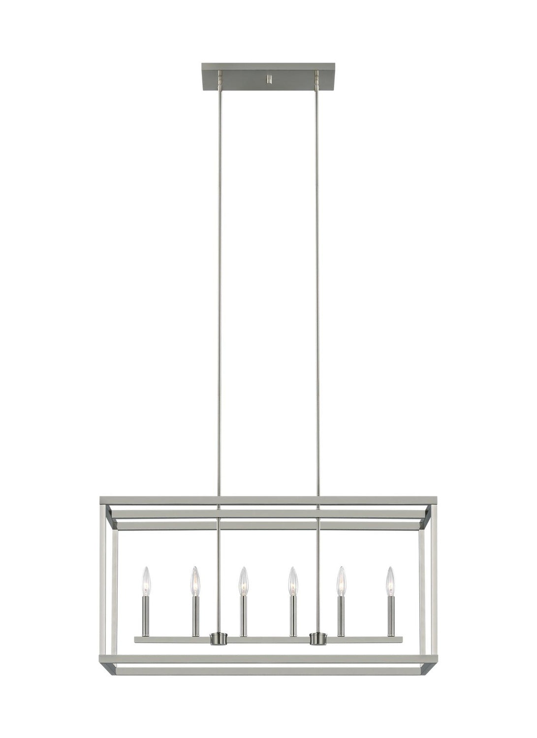 GENERATION LIGHTING, MOFFET STREET SIX LIGHT ISLAND PENDANT, CHANDELIER LIGHT