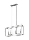 GENERATION LIGHTING, MOFFET STREET SIX LIGHT ISLAND PENDANT, CHANDELIER LIGHT