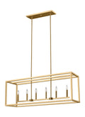 GENERATION LIGHTING, MOFFET STREET SIX LIGHT ISLAND PENDANT, CHANDELIER LIGHT