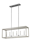 GENERATION LIGHTING, MOFFET STREET SIX LIGHT ISLAND PENDANT, CHANDELIER LIGHT
