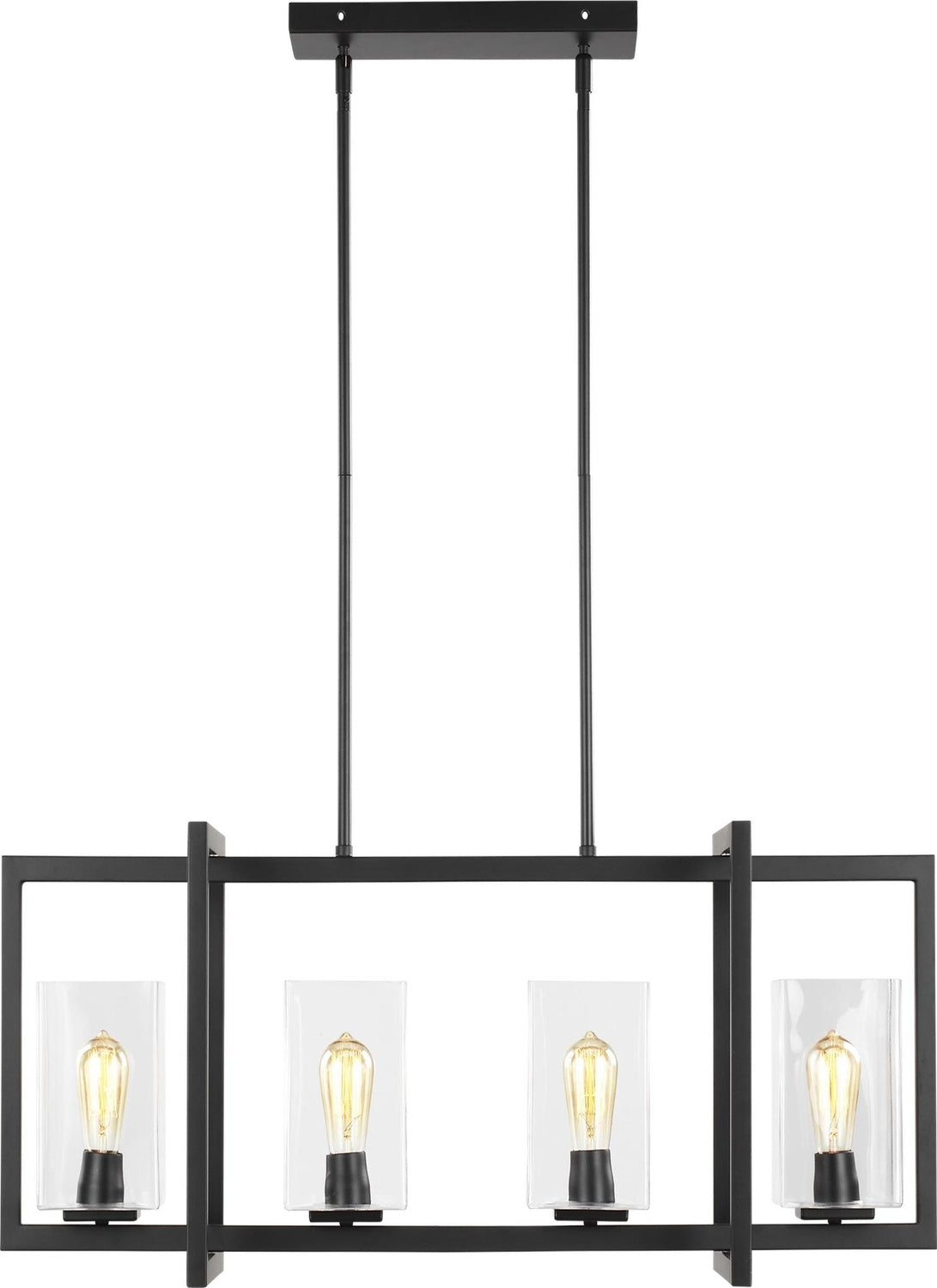 GENERATION LIGHTING, MITTE FOUR LIGHT ISLAND PENDANT, PENDANT LIGHT