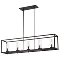 VISUAL COMFORT STUDIO, ZIRE FIVE LIGHT ISLAND PENDANT, CHANDELIER LIGHT