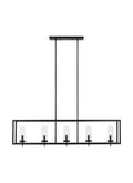VISUAL COMFORT & CO., ZIRE FIVE LIGHT ISLAND PENDANT, CHANDELIER LIGHT