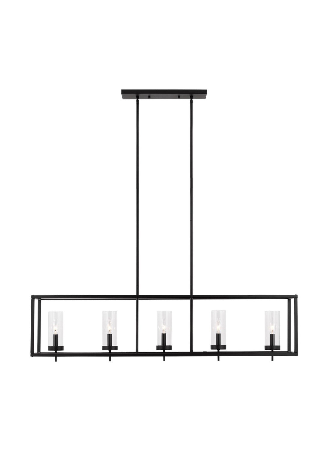 VISUAL COMFORT & CO., ZIRE FIVE LIGHT ISLAND PENDANT, CHANDELIER LIGHT