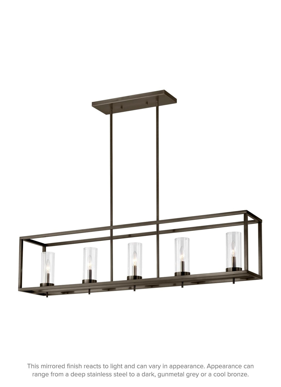 VISUAL COMFORT & CO., ZIRE FIVE LIGHT ISLAND PENDANT, CHANDELIER LIGHT